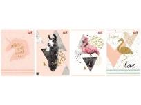 Opakowanie Zeszyt A5/32K linia podw. 2-kol Animals (15szt)