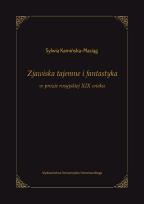 Okładka książki Zjawiska tajemne i fantastyka w prozie rosyjskiej XIX wieku