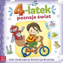 Okładka książki 4-latek poznaje świat