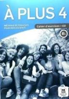Okładka książki A Plus 4 ćwiczenia B1 + CD LEKTORKLETT