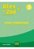 Okładka książki Alex et Zoe plus 3 przewodnik metodyczny