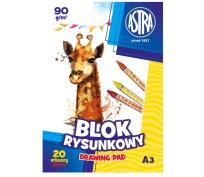 Opakowanie Blok rysunkowy A3/20K 90g (10szt) ASTRA