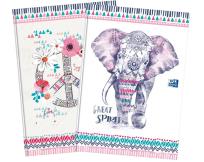 Opakowanie Brulion A5/96K kratka Boho (5szt) OXFORD