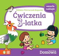 Okładka książki ĆWICZENIA 3-LATKA DOMOWA AKADEMIA