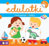 Okładka książki ĆWICZENIA 5-LATKA EDULATKI