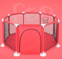 Opakowanie Duży kojec dla dzieci z otwieranym wejściem Red