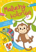 Okładka książki DZIKIE ZWIERZĘTA MALUCHY KOLORUJĄ