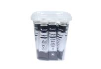 Opakowanie Farba tempera 12ml czarny 15szt KARBON