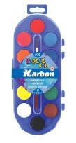 Opakowanie Farby akwarelowe plastic box 12 kolorów KARBON