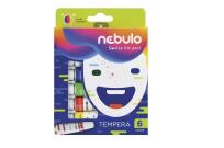 Opakowanie Farby tempera w tubie 6 kolorów NEBULO