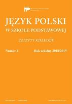 Okładka książki Język polski w szkole podstawowej nr 4 2018/2019