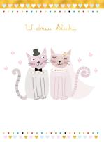 Opakowanie Karnet B6 Ślub - Koty