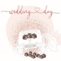 Opakowanie Karnet Swarovski kwadrat Ślub auto