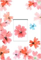 Opakowanie Karnet z zakładką magnetyczną 12x18 cm + koperta Pierwiosnek