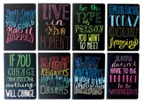 Opakowanie Kieszonkowe Mini Notesy - Cytaty/ 8 sztuk