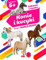Okładka książki KONIE I KUCYKI ZESZYT Z NAKLEJKAMI