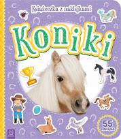 Okładka książki Koniki. Książeczka z naklejkami