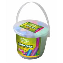 Opakowanie Kreda kolorowa Jumbo wiaderko 20szt CRICCO