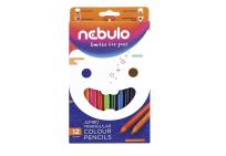 Opakowanie Kredki ołówkowe trójkątne Jumbo 12 kolorów NEBULO