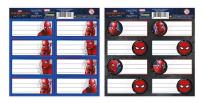 Opakowanie Nalepki na zeszyty Spider-Man 13 (50szt) DERFORM