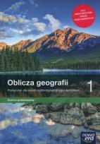 Okładka książki Oblicza geografii 1 Podręcznik Zakres podstawowy Szkoła ponadpodstawowa Geografia LO 1