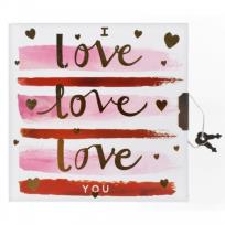 Opakowanie Pamiętnik na kłódkę Love