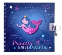 Opakowanie PAMIĘTNIK SPIRALNY Z KŁÓDKĄ SYRENKA