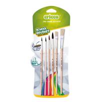 Opakowanie Pędzelki szkolne 6szt bls CRICCO