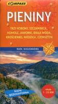 Okładka książki Pieniny mapa 1:25 000