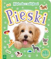 Okładka książki Pieski. Książeczka z naklejkami