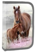 Opakowanie Piórnik z wyposażeniem jednokom Konie 18 DERFORM