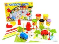 Opakowanie Plastociasto Miasto - ulica z samochodami