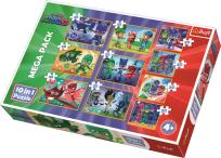 Opakowanie Puzzle 10w1 Dzielni Pidżamersi TREFL