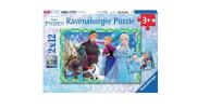 Opakowanie Puzzle 2x12 Kraina lodu - Zimowe zabawy