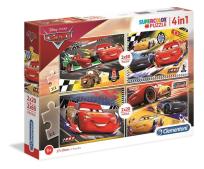 Opakowanie Puzzle 2x60 + 2x20 Auta