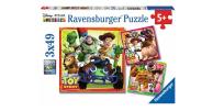 Opakowanie Puzzle 3x49 Toy story - Historia