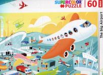 Opakowanie Puzzle Supercolor Maxi 60 The big Airport