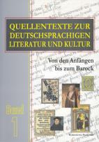 Opakowanie Quellentexte zur Deutschsprachigen Literatur und Kultur Band 1