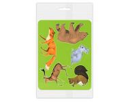 Opakowanie Szablony do obrysowania Dzikie zwierzęta