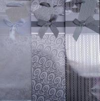 Opakowanie Torebka ozdobna złocona z kokardą PL-13KZ butelka