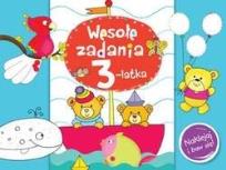 Okładka książki Wesołe zadania 3-latka