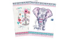 Opakowanie Zeszyt 48K kratka Boho (10szt) OXFORD