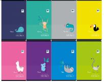 Opakowanie Zeszyt A5/32K linia kolorowa B&B Tropical (10szt)