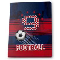Opakowanie Zeszyt A5/16K kratka Football (5szt) PASO