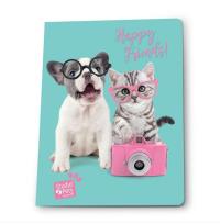 Opakowanie Zeszyt A5/16K linie Studio Pets (5szt) PASO