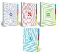 Opakowanie Zeszyt A5/80K kratka Form PP Registrami (5szt)