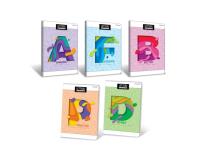 Opakowanie Zeszyt A5/80K kratka Letters (5szt)