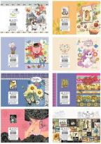 Opakowanie Zeszyt B6 w kratkę 16 kartek 40 sztuk