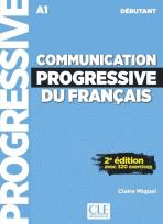 Okładka książki Communication progressive du français Niveau débutant Livre + CD