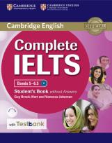 Okładka książki Complete IELTS Bands 5-6.5 Student's Book without Answers with CD-ROM with Testbank